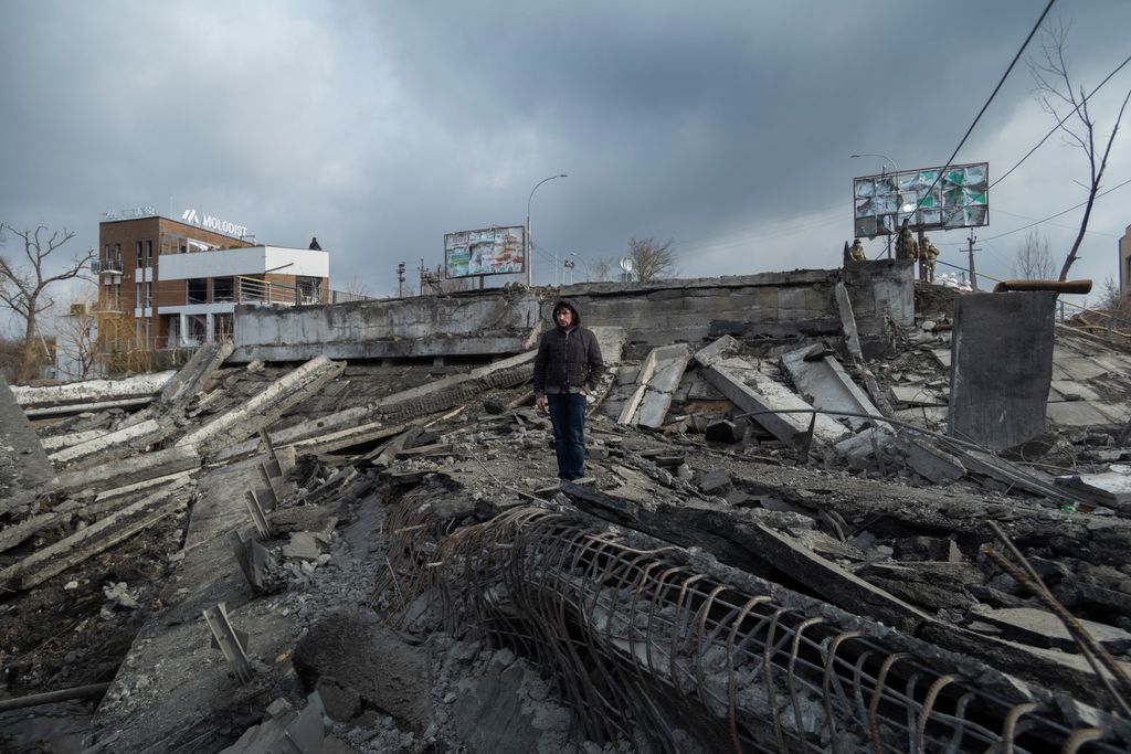 Russians Continue Assault On Outskirts Of Kyiv