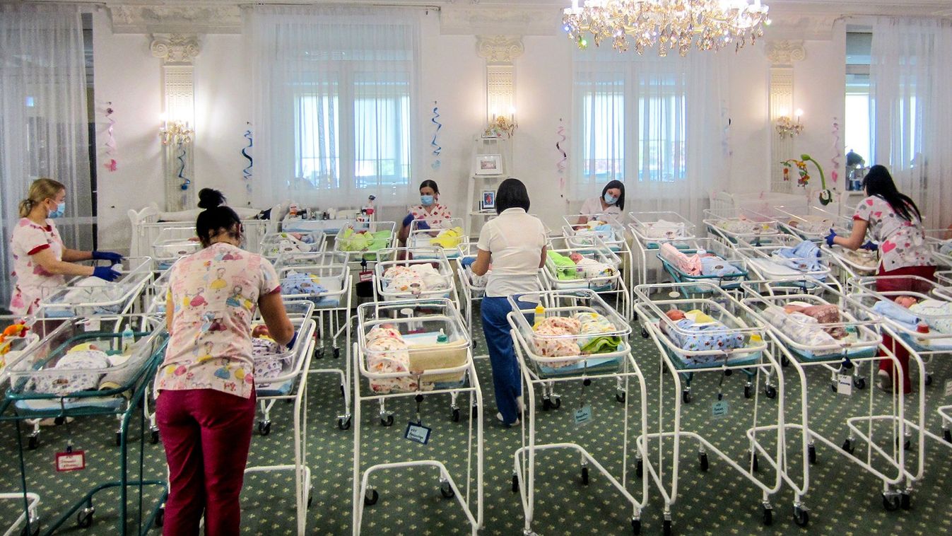 Surrogate mother babies in the Ukraine