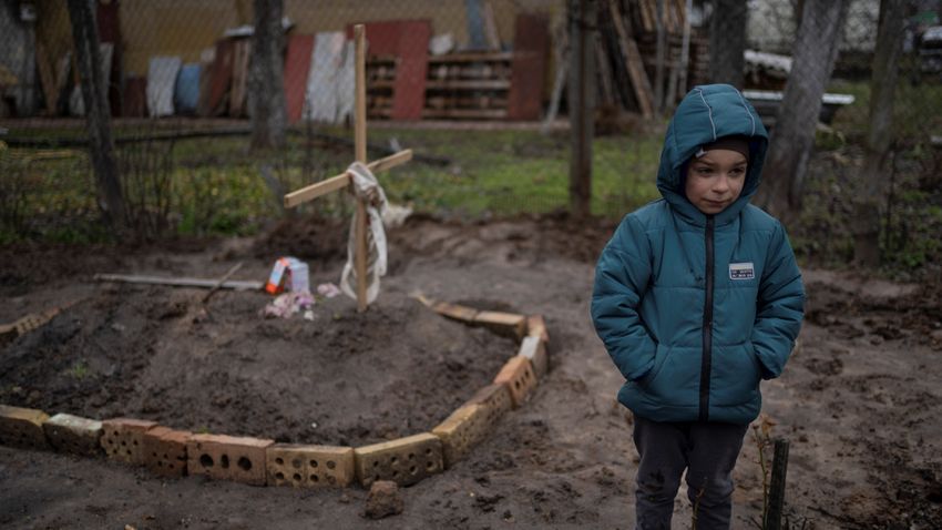 Pusztulás, gyász és rettegés Ukrajnában