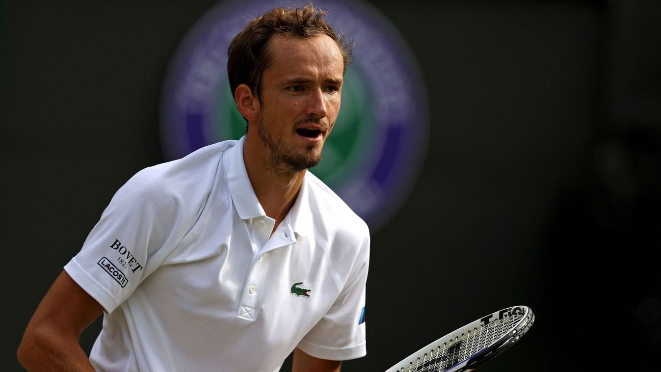 Danyiil Medvegyev Wimbledon 2021 tenisz