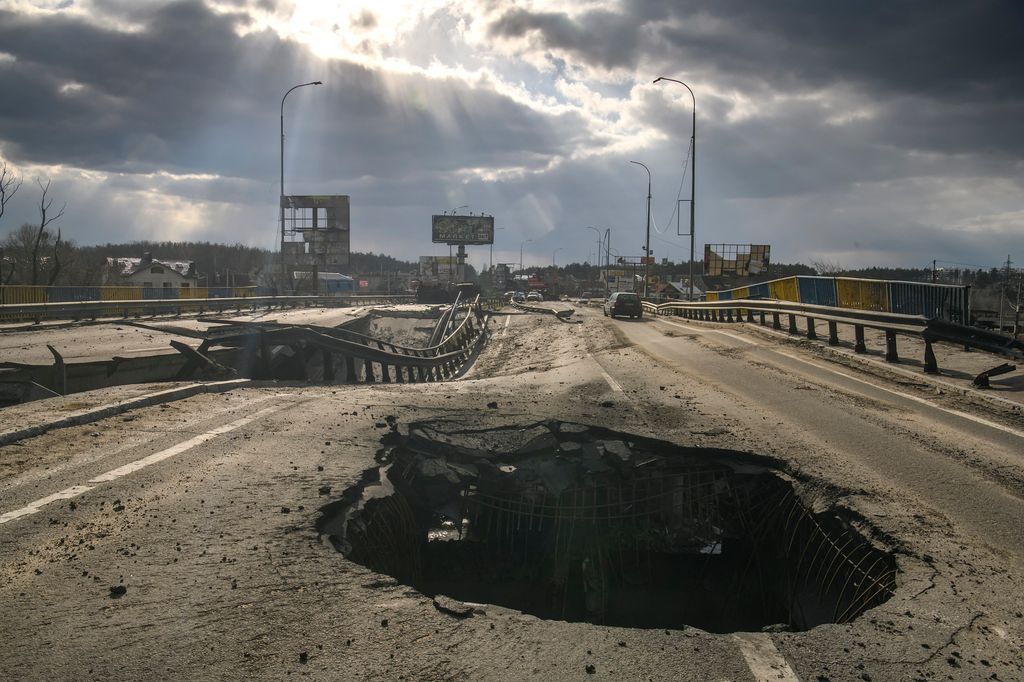 Situation In The Recaptured By The Ukrainian Army Bucha City Near Kyiv, Ukraine