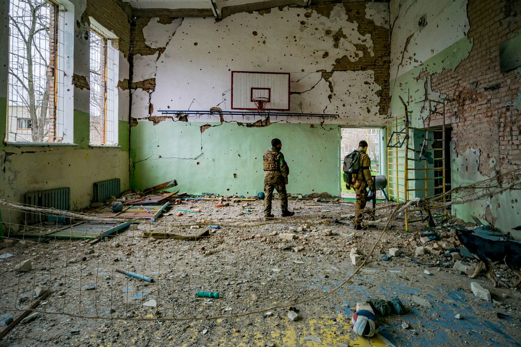 Aftermath Of Russian Army Shelling Over Luch And Shevchenkove, Ukraine