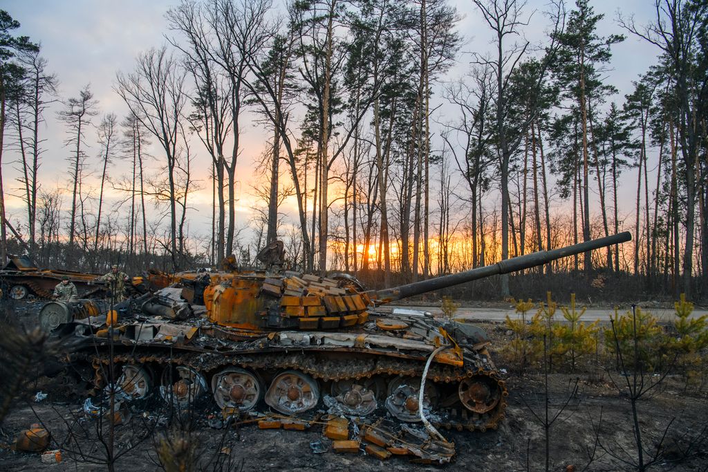 Situation In The Recaptured By The Ukrainian Army Bucha City Near Kyiv, Ukraine