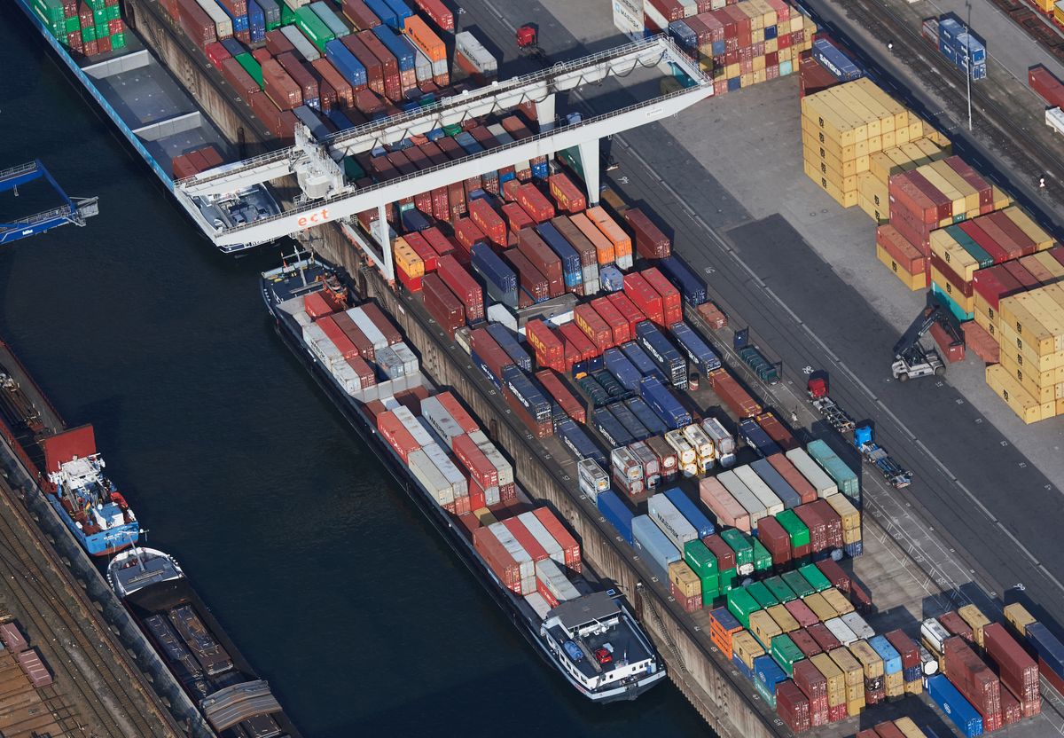 Container port Duisburg