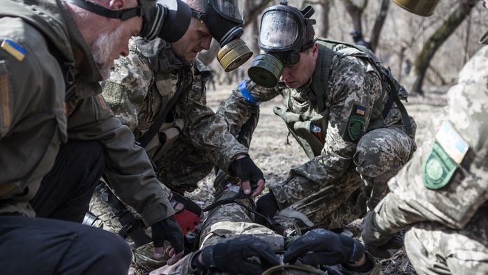 Territorial Defense Units receive military training in Ukraine