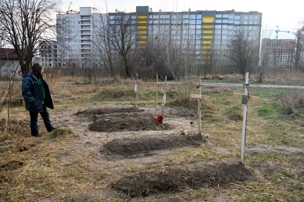 Situation In The Recaptured By The Ukrainian Army Bucha City Near Kyiv, Ukraine