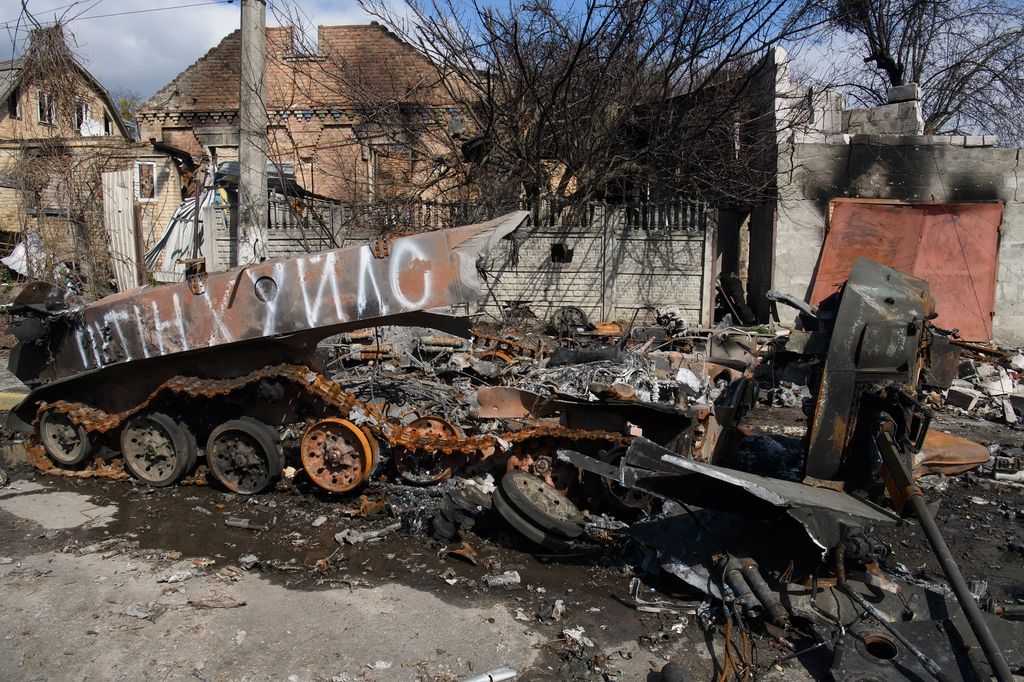 Situation In The Recaptured By The Ukrainian Army Bucha City Near Kyiv, Ukraine