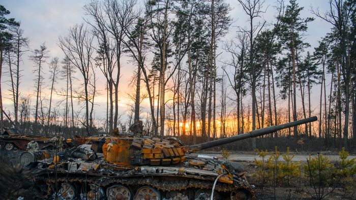 Situation In The Recaptured By The Ukrainian Army Bucha City Near Kyiv, Ukraine