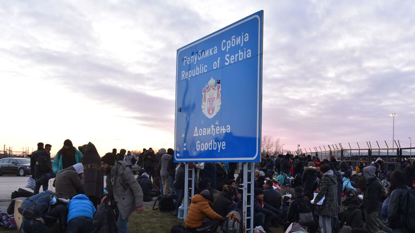 A magyar rendőrök újra felléptek az illegális bevándorlók ellen