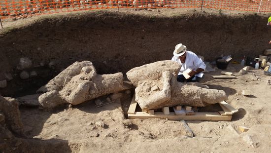 Ősi szobrokat találtak Szardínián