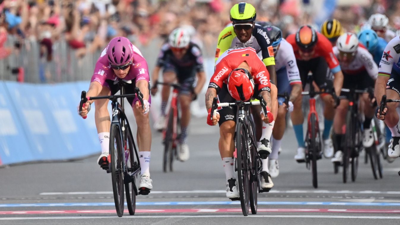 Arnaud Démare Caleb Ewan Giro d'Italia kerékpár