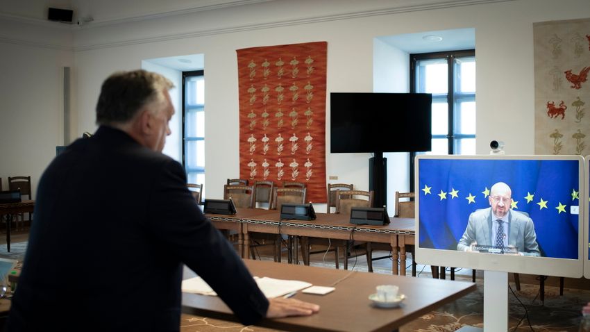 Orbán Viktor az Európai Tanács elnökével tárgyalt