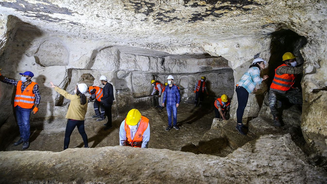 Excavation work underway in Turkiye’s Midyat to reveal huge underground city