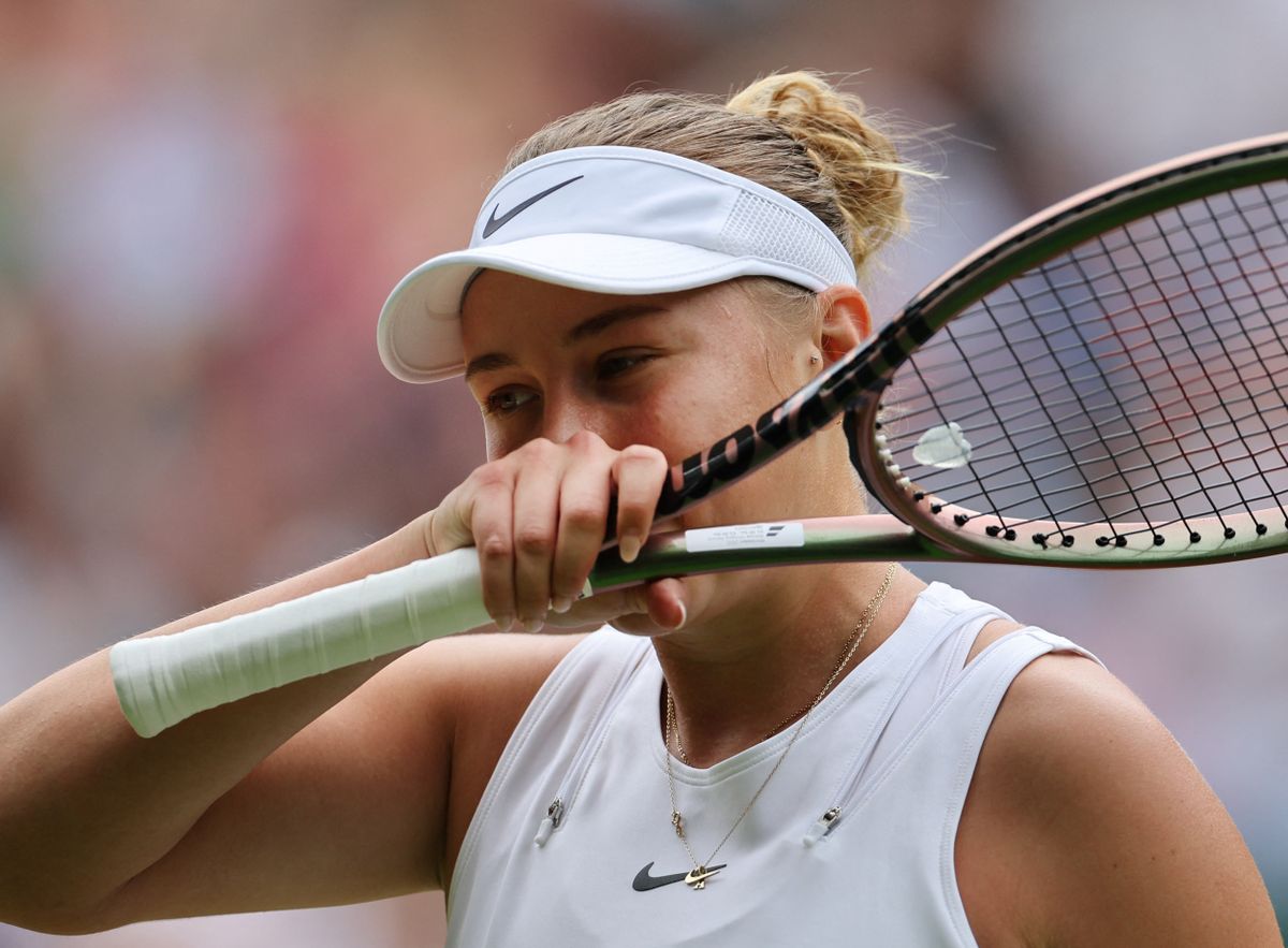 Tennis/ Wimbledon/ Simona Halep vs Amanda Anisimova