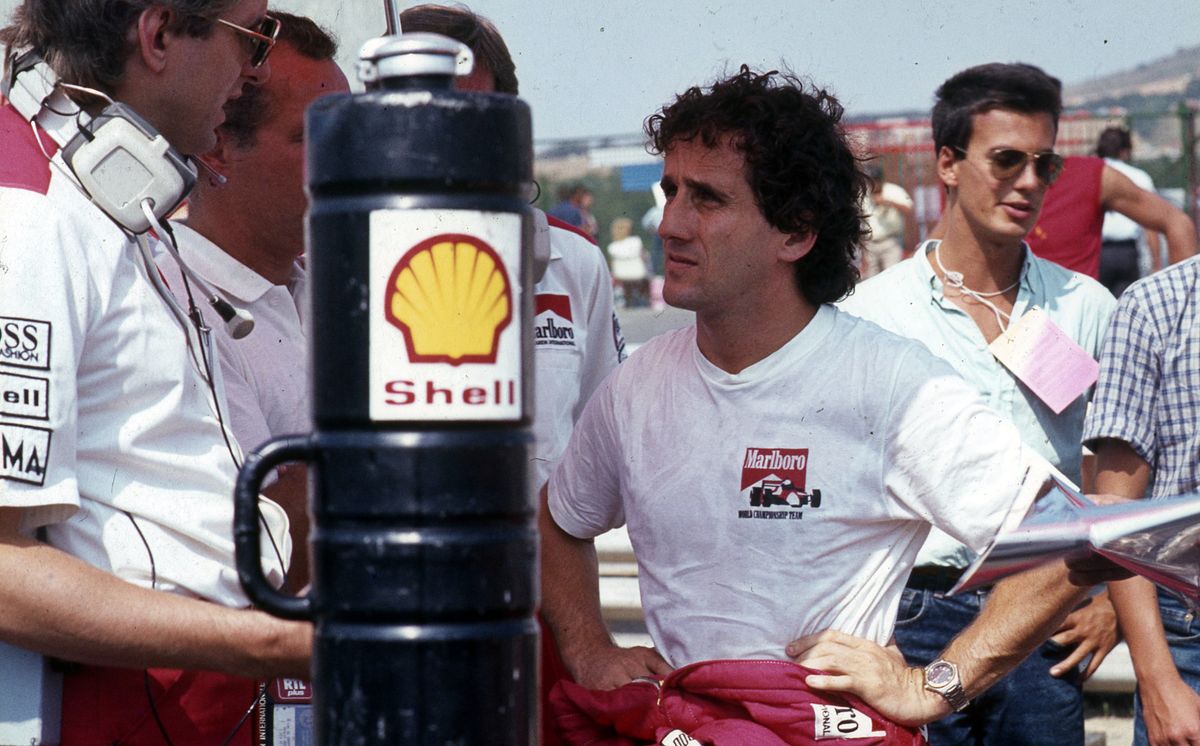 Alain Prost Hungaroring 1986