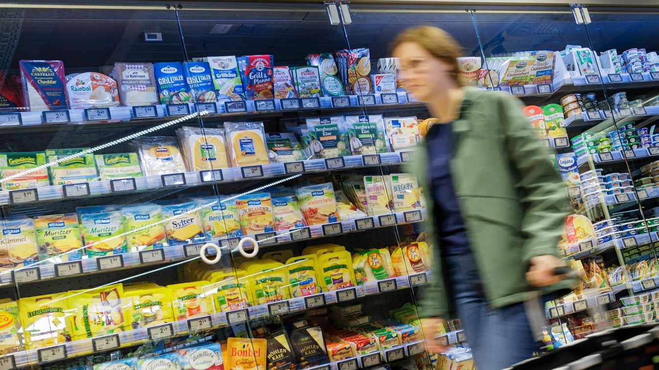 Shopping in the supermarket