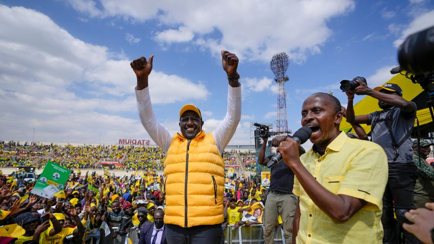 William Ruto alelnök aratott győzelmet a kenyai elnökválasztáson