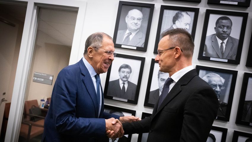 Szijjártó Péter egyedüli uniós külügyminiszterként tárgyalt Szergej Lavrovval New Yorkban