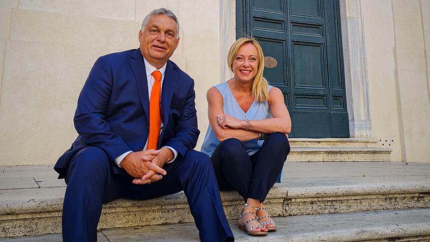 Orbán Viktor gratulált az olasz jobboldali pártok vezetőinek