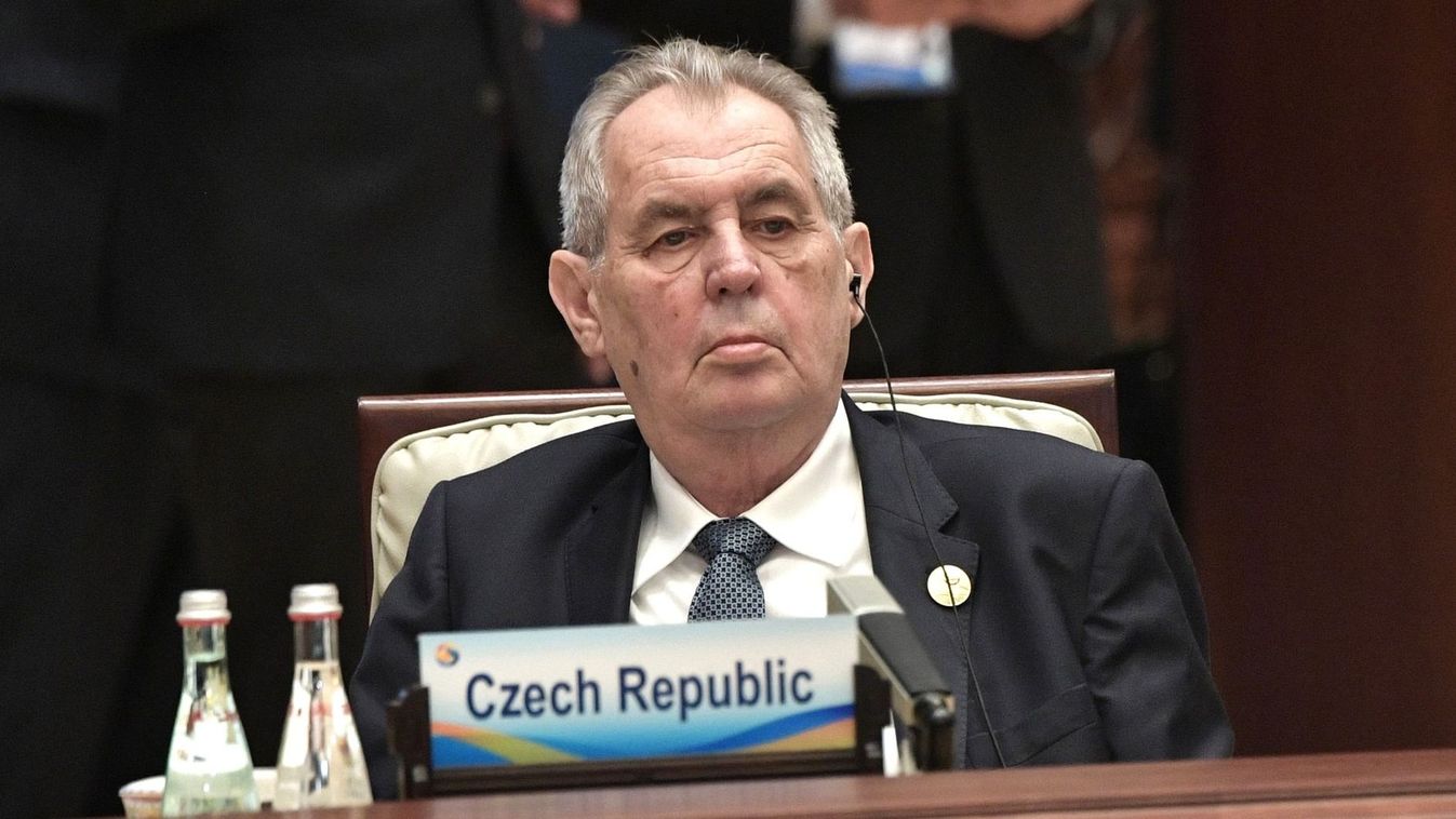 Milos Zeman cseh államfő