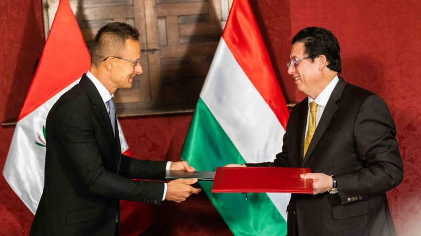 Megvan az alap a Magyarország és Peru közötti együttműködés fejlesztéséhez