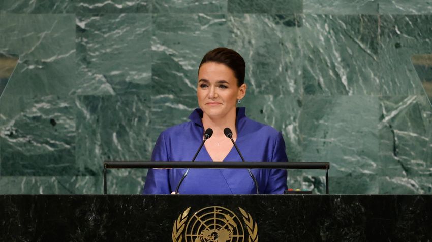 Novák Katalin az ENSZ-közgyűlésen: a béke legyen az elsődleges cél
