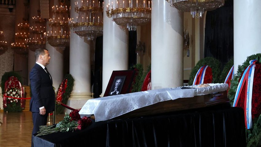 Ezrek vettek részt Mihail Gorbacsov moszkvai temetésén