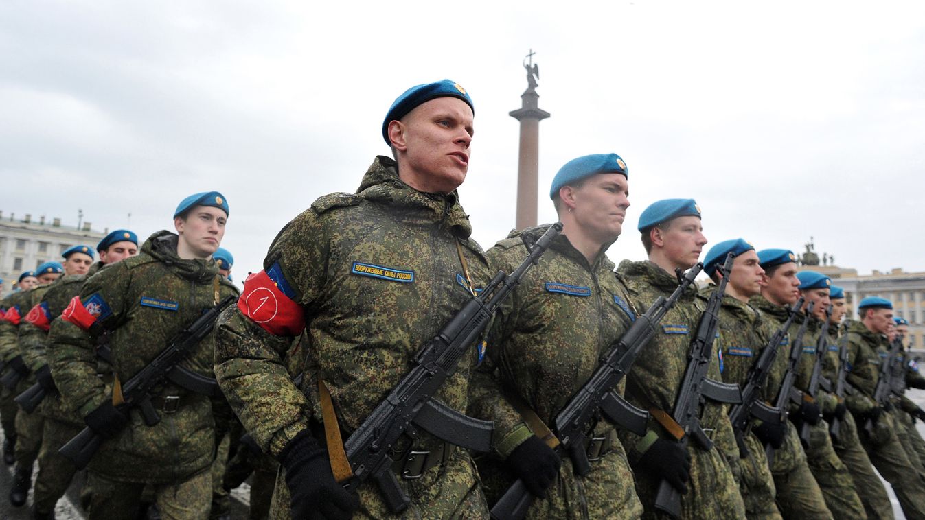 Rehearsal for Victory Day parade in St. Petersburg