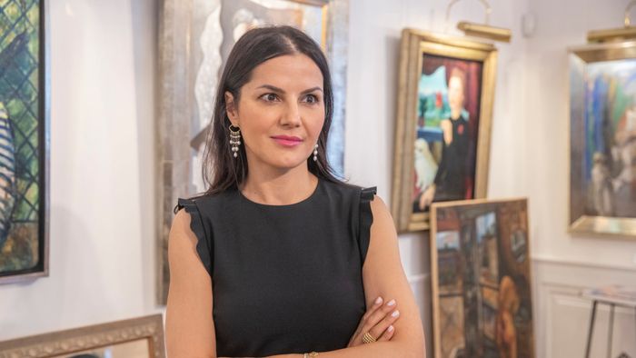 udapest Ernst Galéria Eleni Korani galerista Csak az általa en