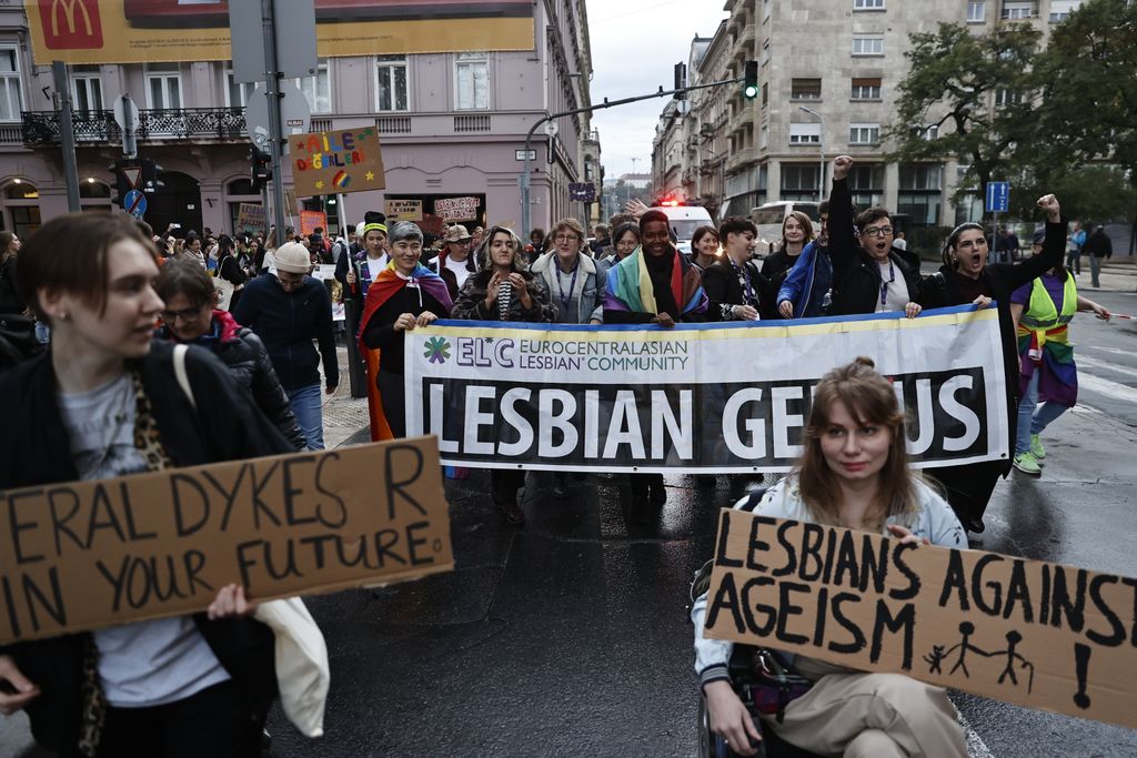 2022.10.01. Budapest

Dyke march, leszbikus tüntetés
Fotó: Kurucz Árpád