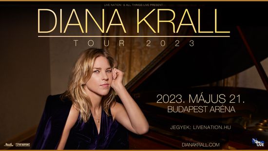 Diana Krall visszatér a Budapest Arénába