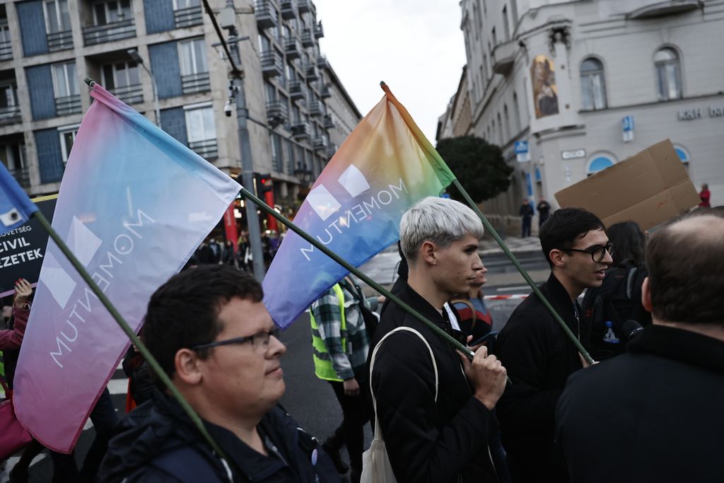 2022.10.01. Budapest Dyke march, leszbikus tüntetés Fotó: Kurucz Árpád