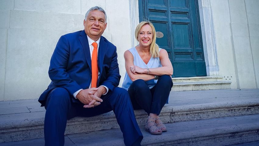 Orbán Viktor gratulált Giorgia Meloninak