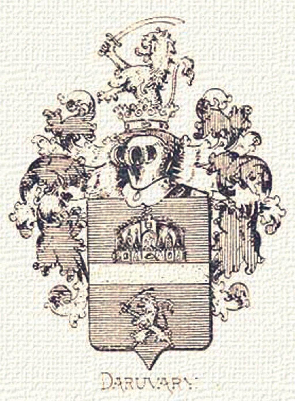 41 - SZENTKORONA - Daruváry(daruvári) címer