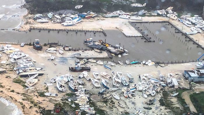 Hurricane Dorian aftermath in the Bahamas