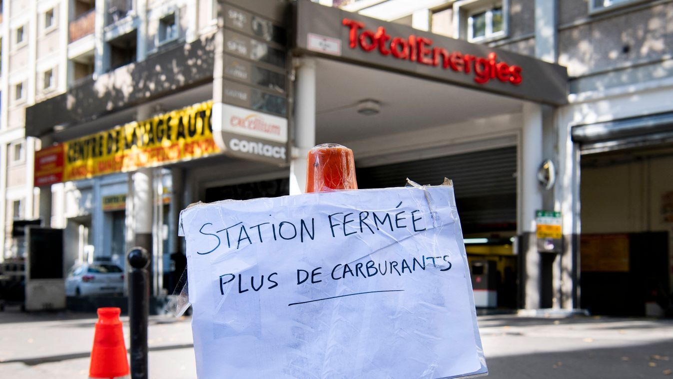 FRANCE - FUEL SHORTAGE - PENURIE DE CARBURANTS