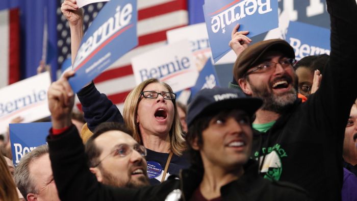 Sen. Bernie Sanders New Hampshire Primary Night 