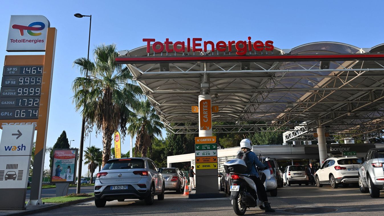 French petrol stations fuel shortages