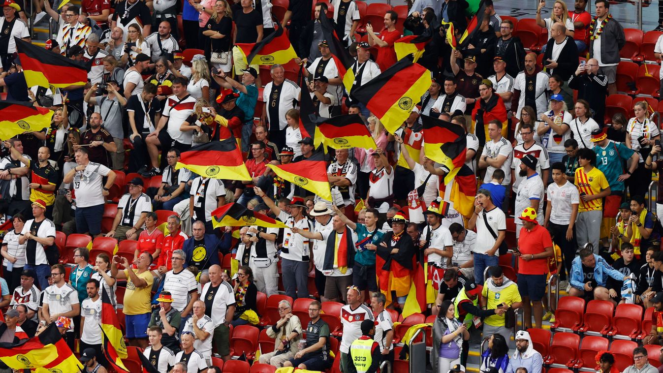 német szurkolók Katar futball-vb
