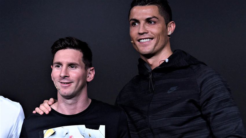 Odáig vannak a rajongók Messi és Ronaldo közös fotójáért