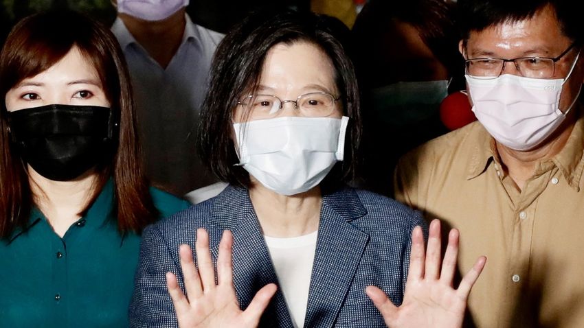 Nem jött be a tajvani kormánypártnak a Kínával riogatás