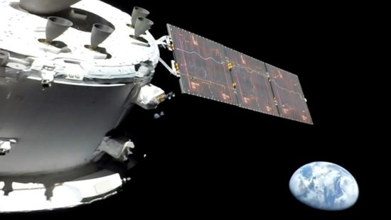 Elérte a Földtől mért legnagyobb távolságát az Orion űrhajó