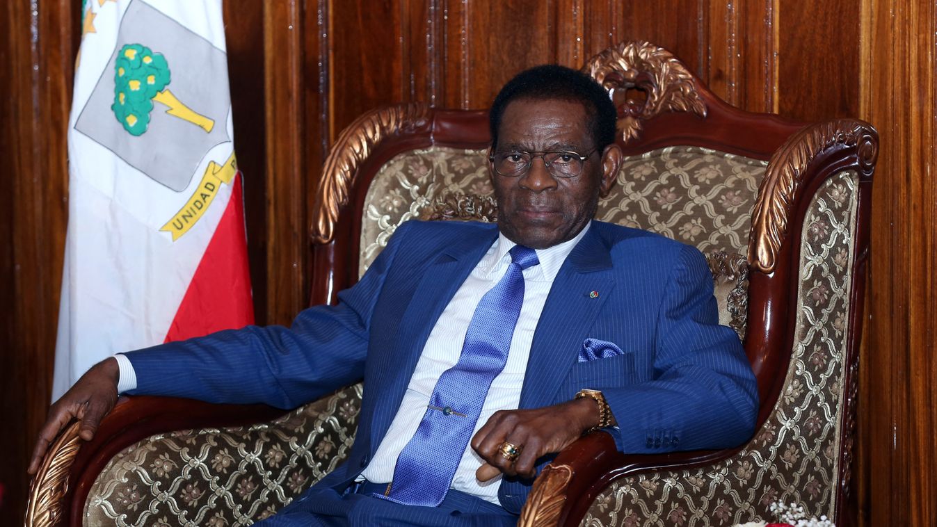 President of Equatorial Guinea Nguema in Ethiopia