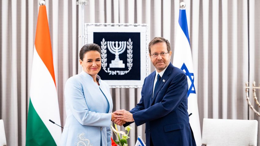 Novák Katalin: Magyarország és Izrael között a kapcsolat nagyon erős