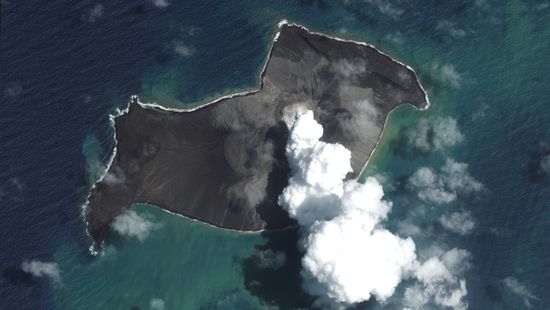 Az eddigi legnagyobb vulkánkitörés lehetett a tongai