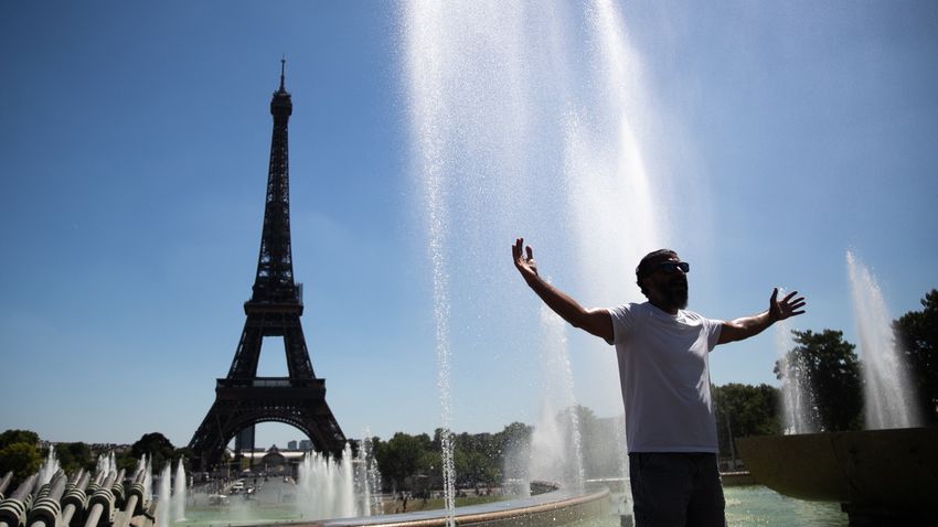 Több mint száz éve nem volt olyan meleg Franciaországban, mint idén