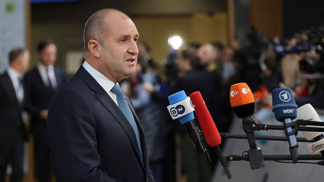 Rumen Radev President Of The Republic Of Bulgaria At The European Council