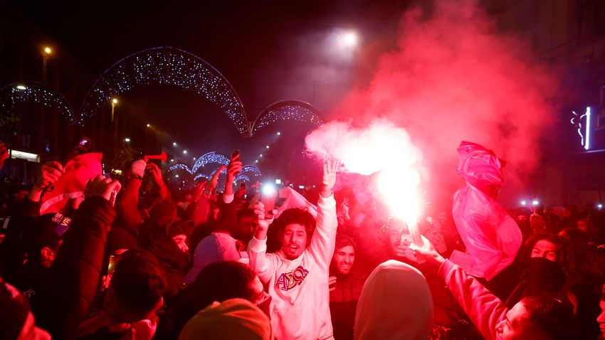 Ismét rendbontások közepette ünnepelnek a marokkóiak