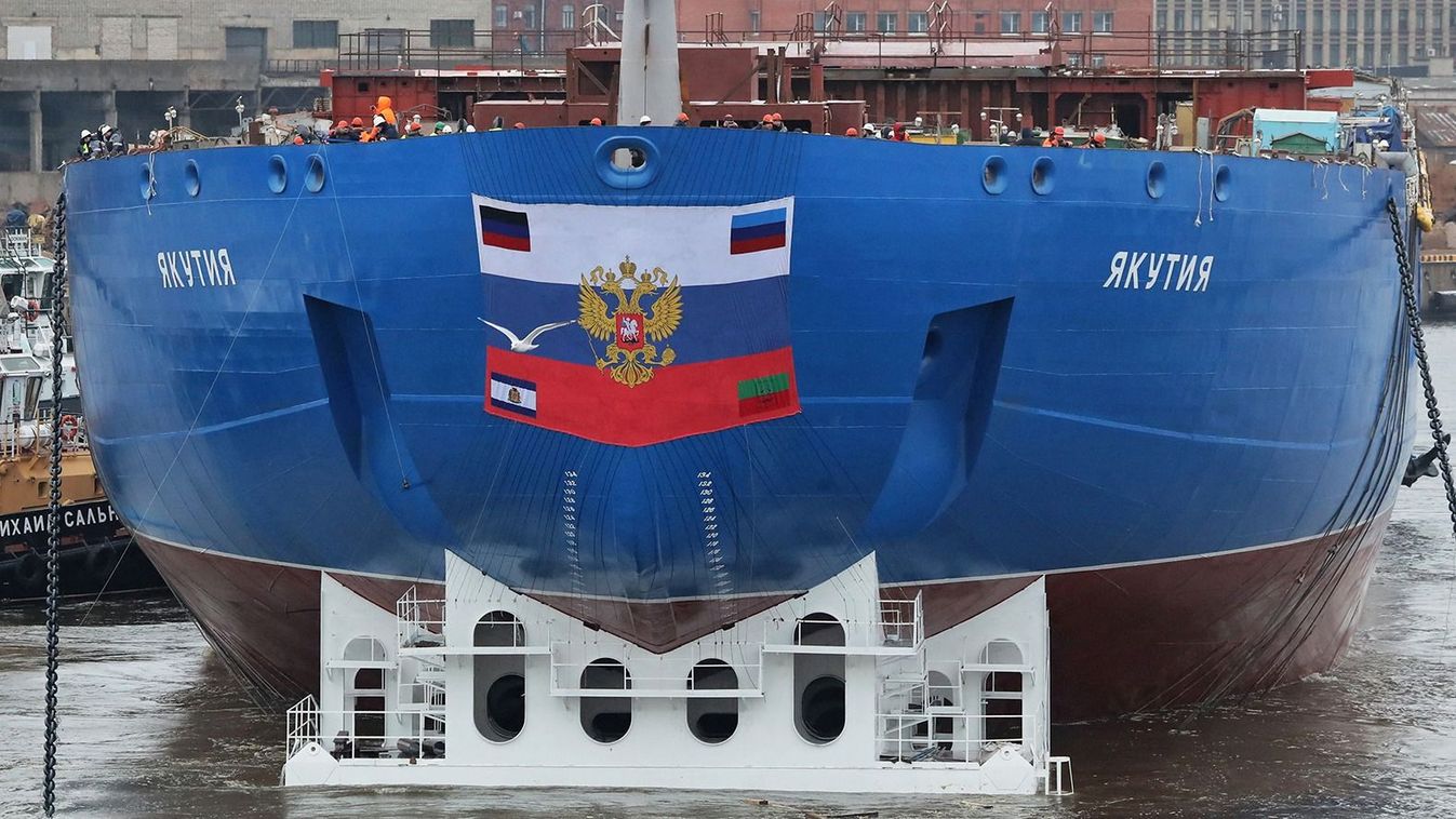 Launch ceremony for the nuclear-powered icebreaker "Yakutia" in Saint Petersburg