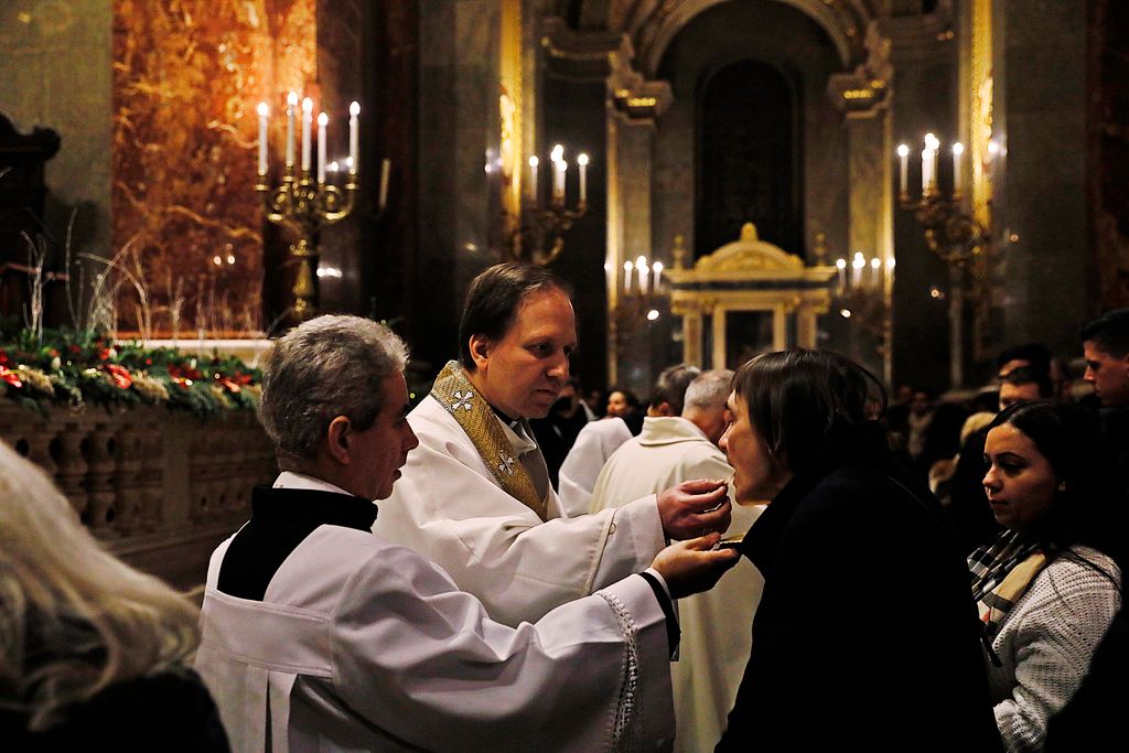 karácsonyi éjféli szentmise a Szent István-bazilikában